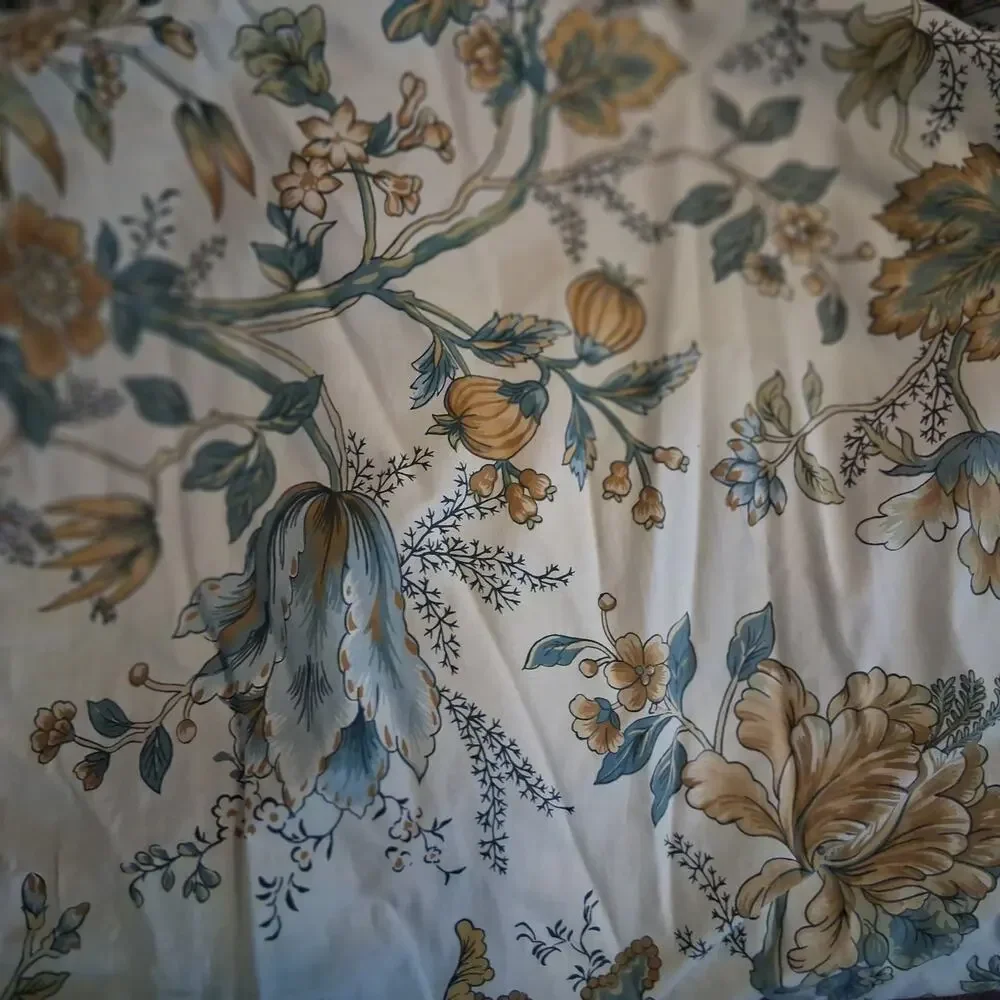Pottery Barn Duvet cover bedspread twin cotton floral Marie Palampore